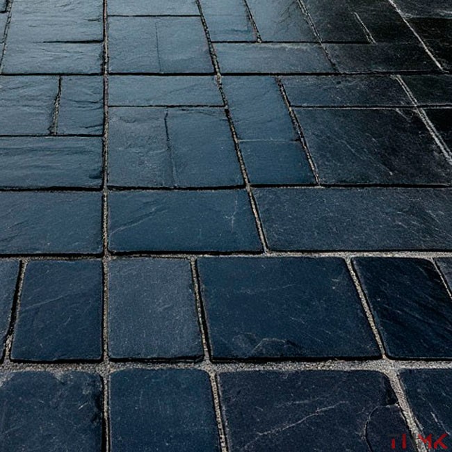 Брусчатка стандарт черный 300х300х60 мм