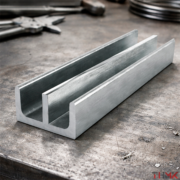 Профиль алюминиевый ш-образный 29,9х22х1,5 мм АД31